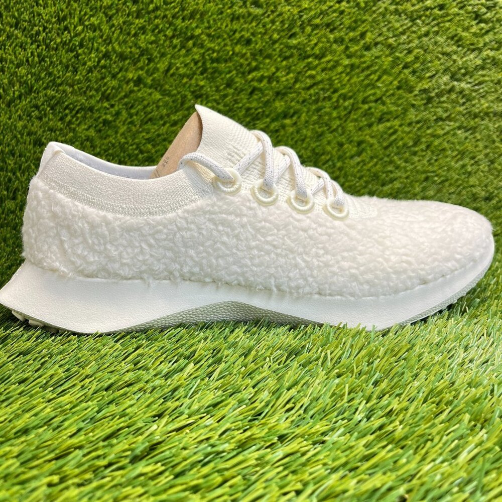Allbirds Wool Dasher 2 Fluff Mens Size 13.5 Natural White Running Shoes Sneakers